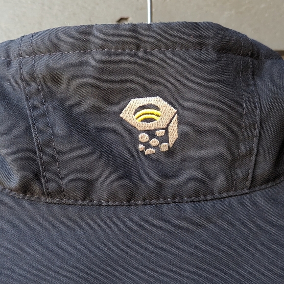 VTG 90s Mountain HardWear Color Block Fleece Vest XL Gray Black - Picture 5 of 8